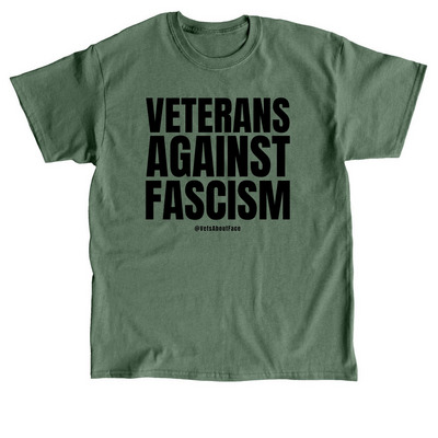 Veterans Against Fascism, a Military Green Classic Unisex Tee