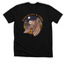 Night Watch: Barn Owl, a Solid Black Blend Premium Unisex Tee
