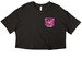 Flying Mellow x Auntysarus, a Black Women?s Cropped Cotton Tee