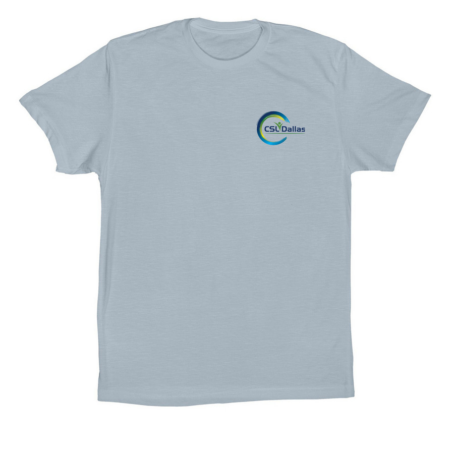 Volunteer Shirt, a Light Blue Premium Cotton Tee