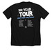 The Couch Hippos, a Solid Black Blend Premium Unisex Tee (back-view)