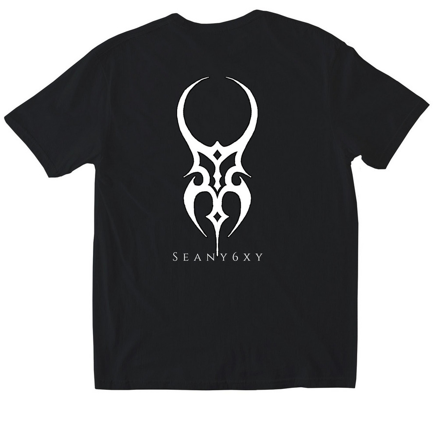 Seany6xy, a Black Softstyle Cotton Tee (back-view)