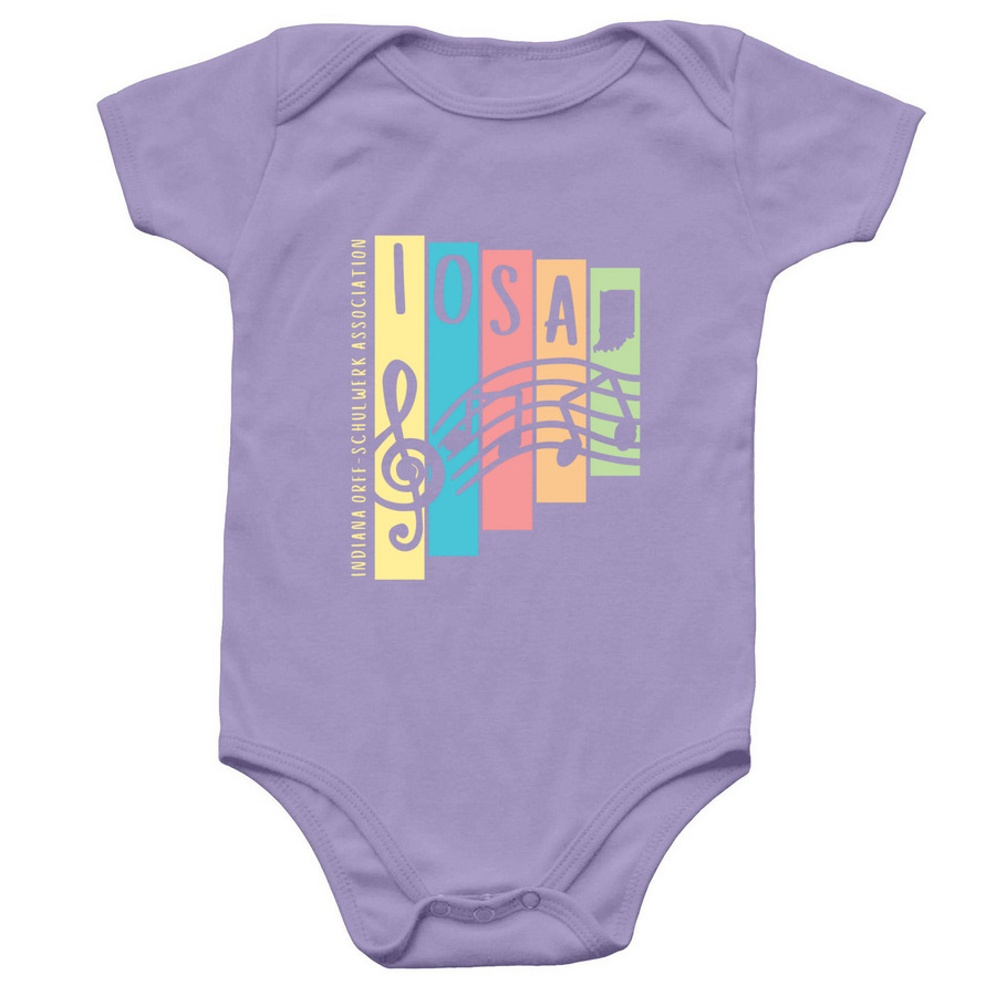 Baby, a Lavender Infant Onesie