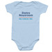 A wee bit of news, a Light Blue Infant Onesie