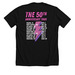 High Stakes 50th Tour Tee, a Solid Black Blend Premium Unisex Tee (back-view)