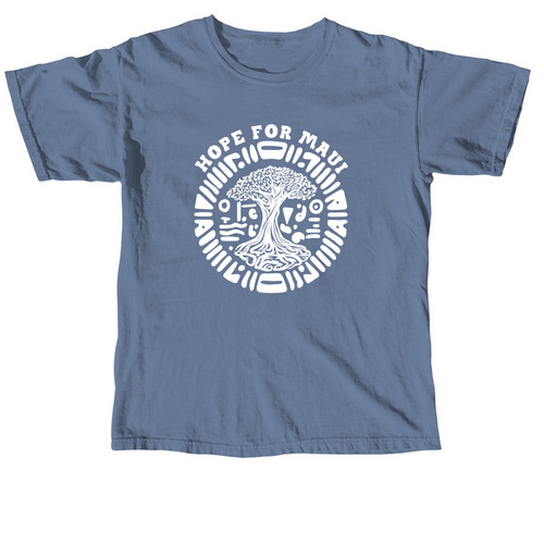 Hope for Maui Animals, a Blue Jean Comfort Colors Unisex Tee