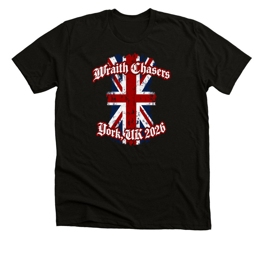 York, UK 2026, a Black Heather Premium Unisex Tee