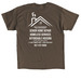 Vision, a Dark Chocolate Classic Unisex Tee (back-view)