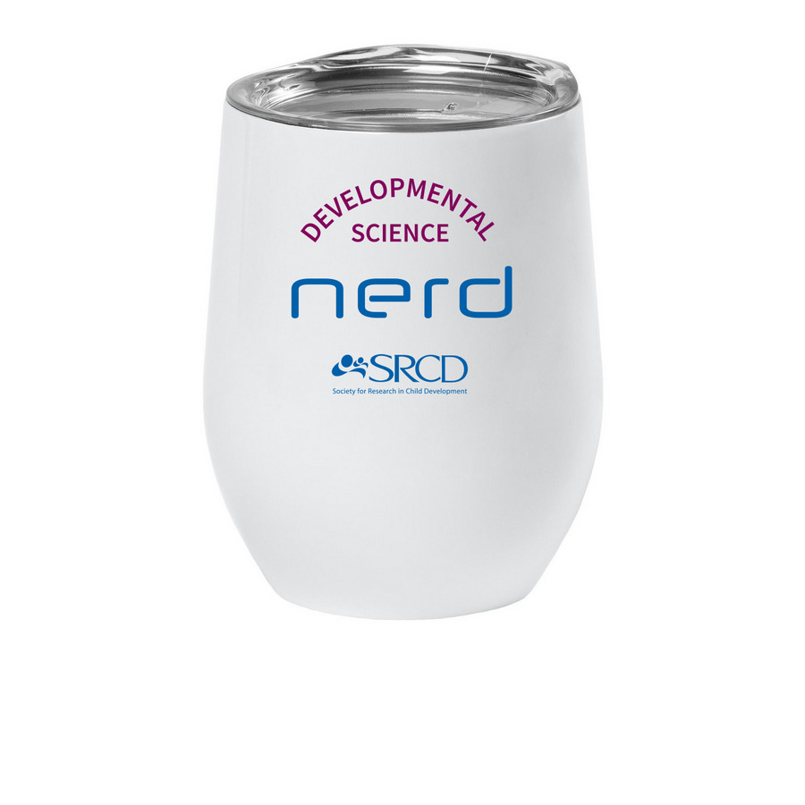 Child Development Wine Mug, a White Insulated Wine Cup