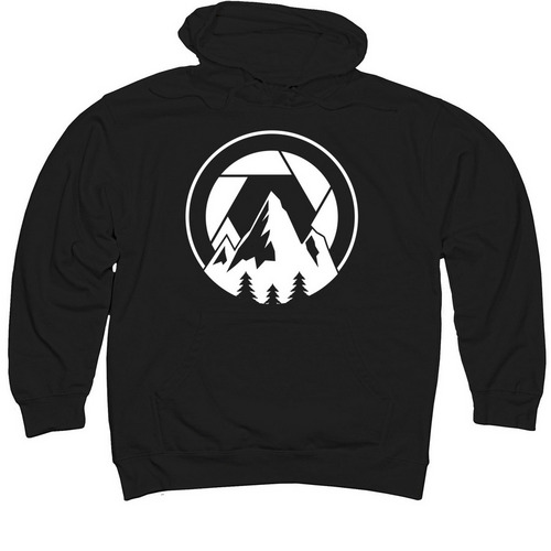 Exploring Photography, a Black Midweight Pullover Hoodie