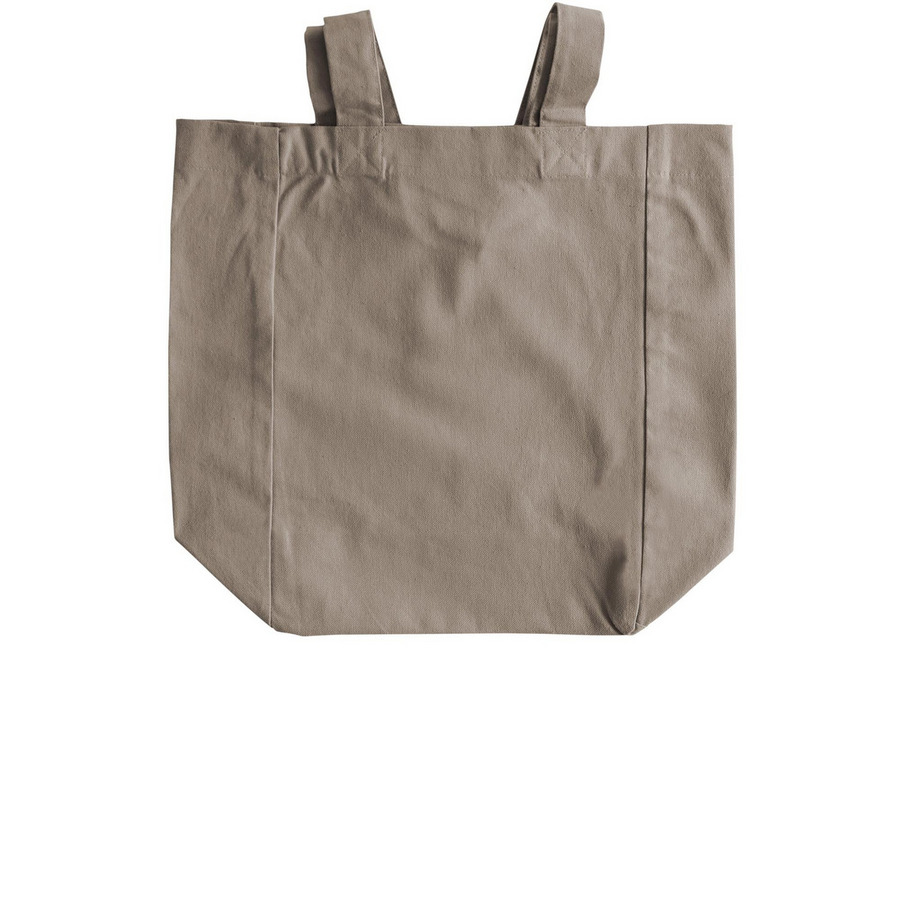 Hillman City Tote, a Pumice Recycled Cotton Tote Bag (back-view)