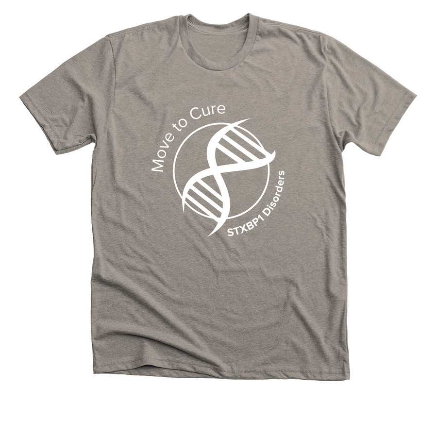 Move To Cure STXBP1 Disorders, a Heather Stone Premium Unisex Tee