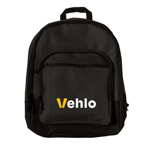 Vehlo Backpack, a Black Everyday Backpack