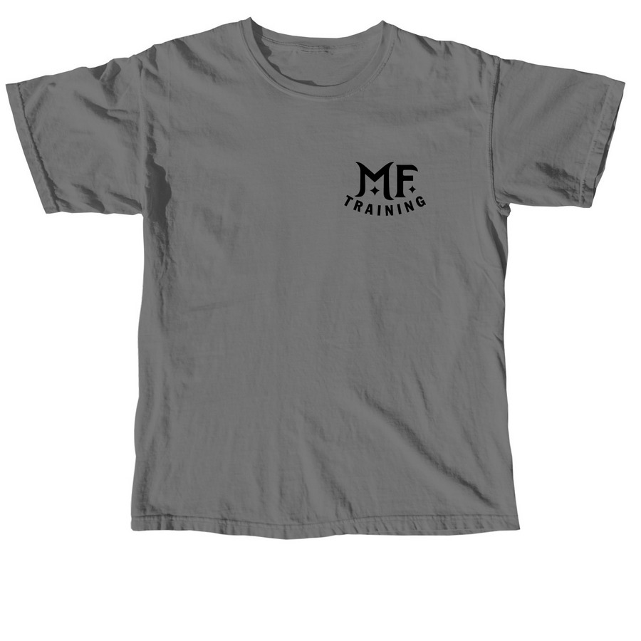MF Training Pocket + One More Rep, a Grey Comfort Colors Unisex Tee