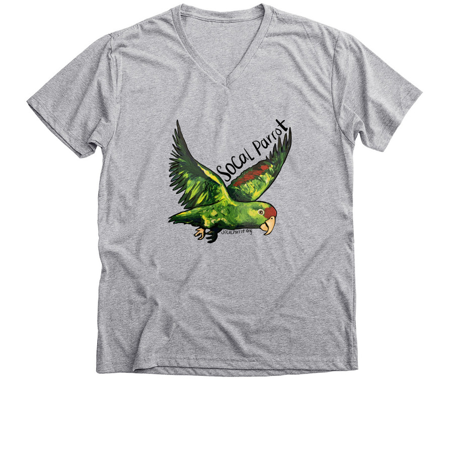 SoCal Parrot Wearables 2022, a Athletic Heather Premium V-Neck Tee