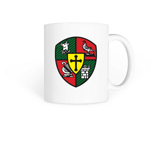 Mugs, Classic Boar's Head Shield, a White Coffee Mug
