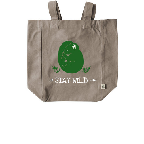 Shopping Tote, a Pumice Recycled Cotton Tote Bag