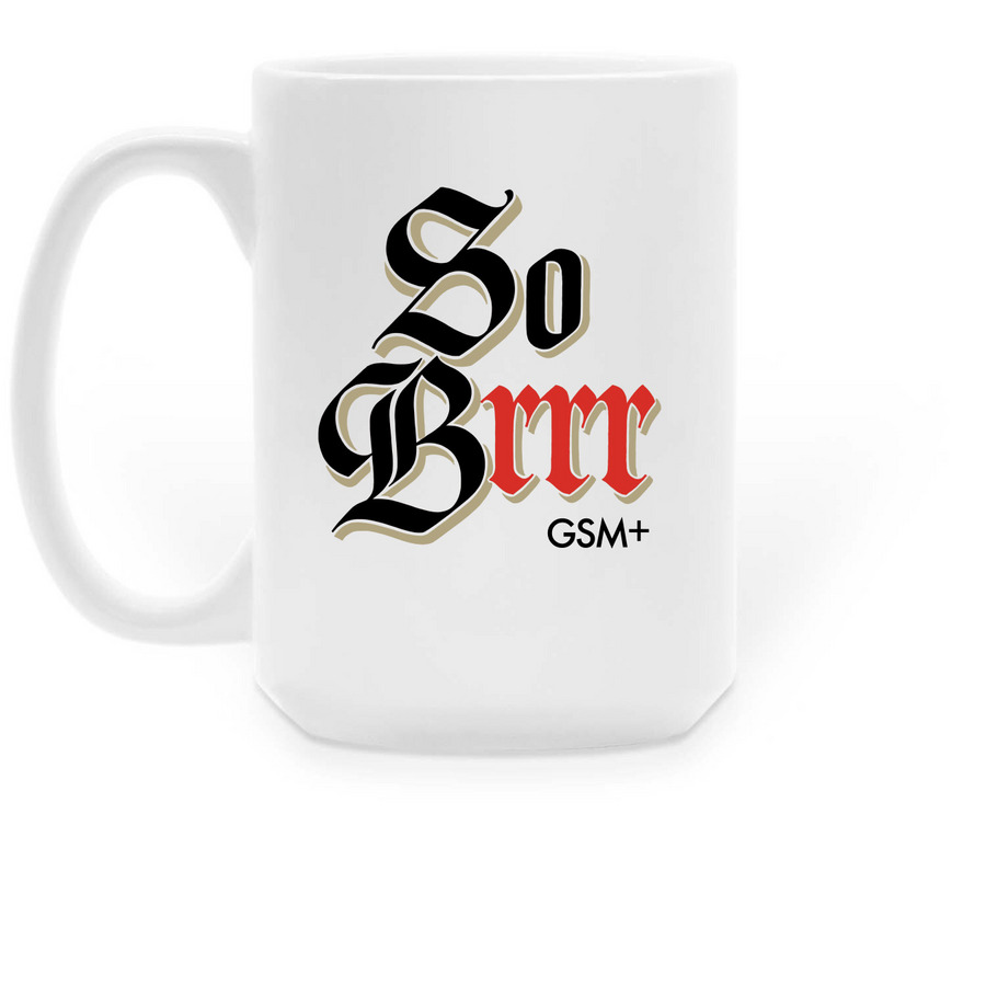 One Gay at a Time Mug, a White Large Coffee Mug (back-view)