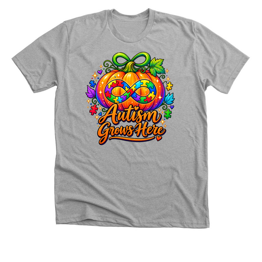 Spectrum and Chaos, a Athletic Heather Premium Unisex Tee