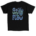 CICU, a Black Classic Unisex Tee (back-view)