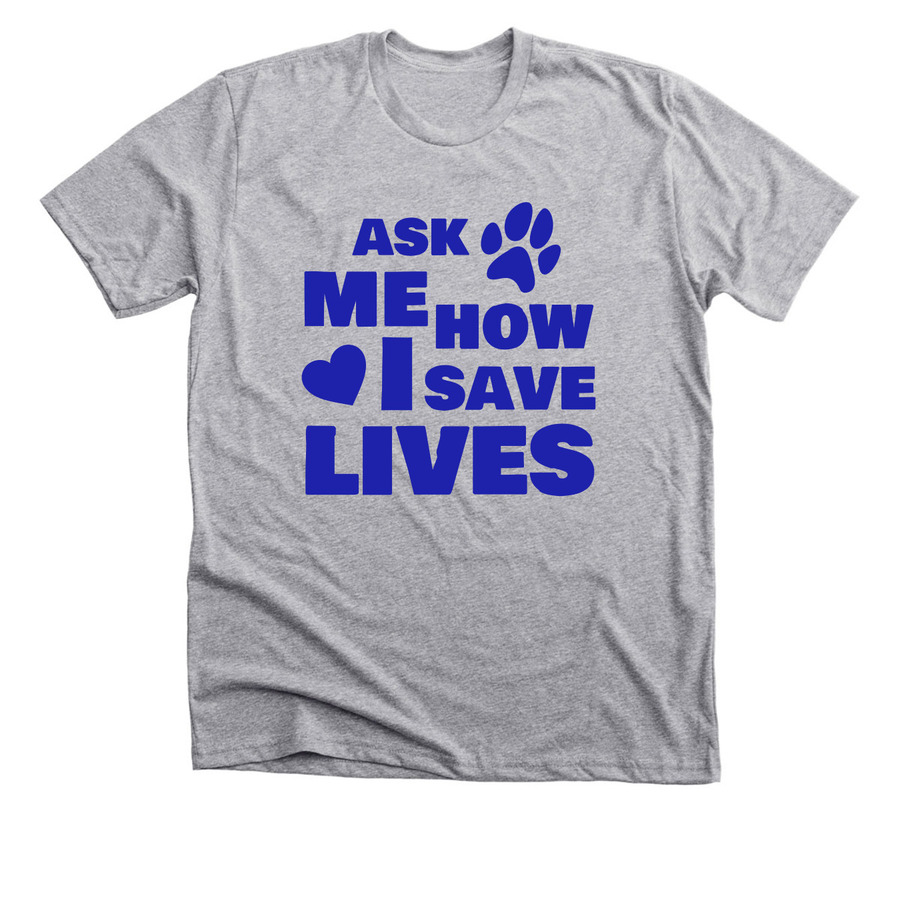 Volunteer Tee, a Athletic Heather Premium Unisex Tee