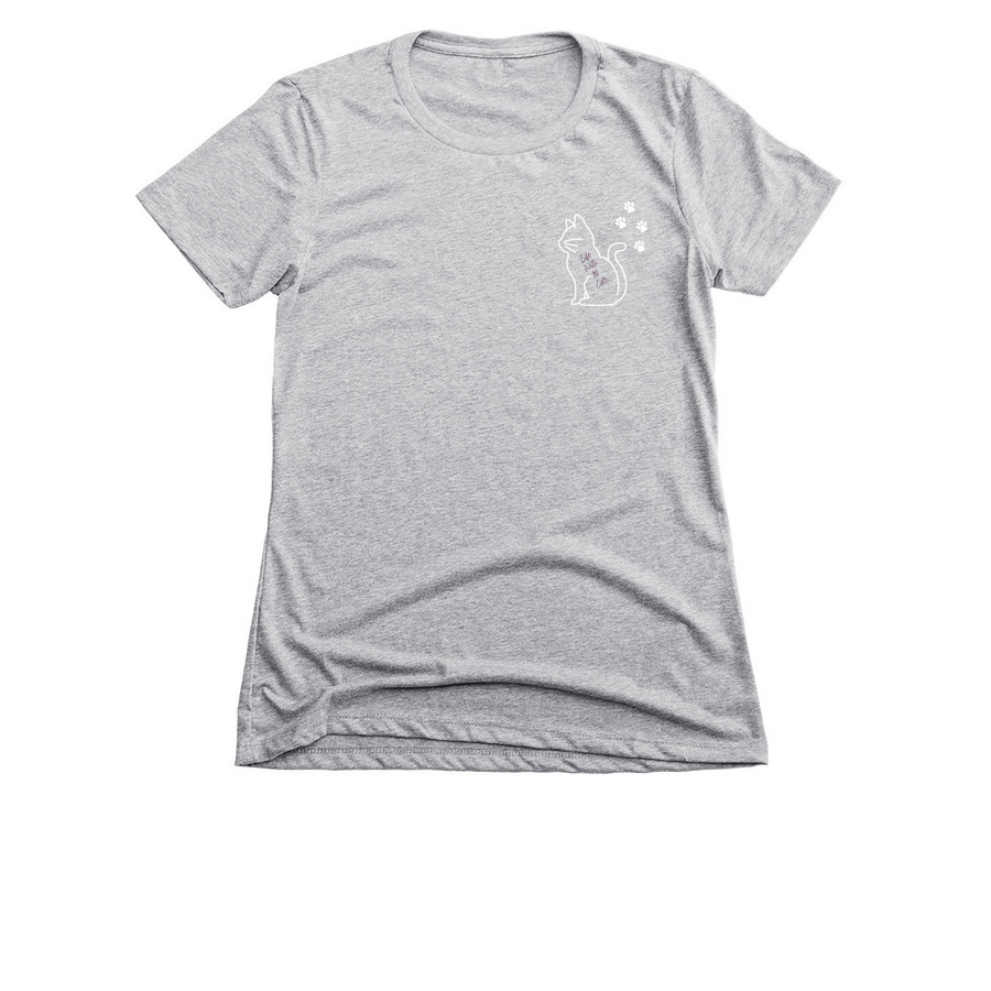 Team18Cats02, a Dark Heather Grey Women's Slim Fit Tee