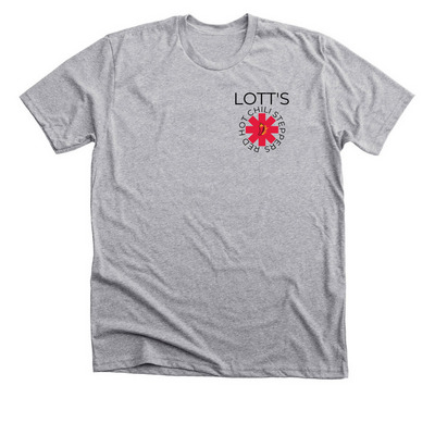 Lott's Red Hot Chili Steppers, a Athletic Heather Premium Unisex Tee