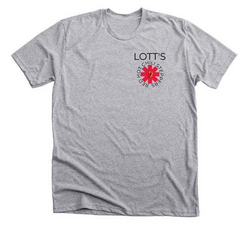 Lott's Red Hot Chili Steppers, a Athletic Heather Premium Unisex Tee