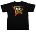 Red and Yellow Original, a Black Comfort Colors Unisex Tee (back-view)