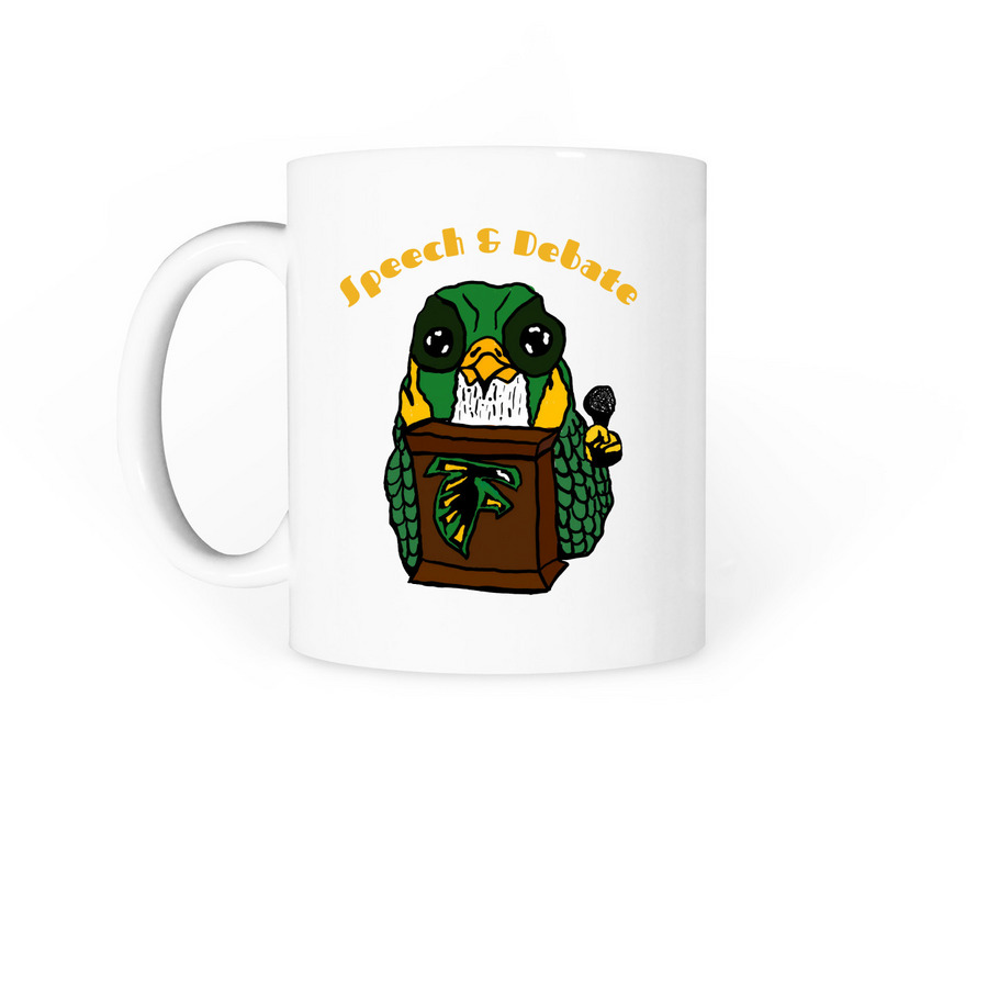 Mugs!, a White Coffee Mug (back-view)