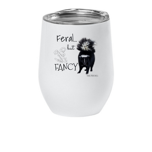 Feral Goblins & WINE, a White Insulated Wine Cup