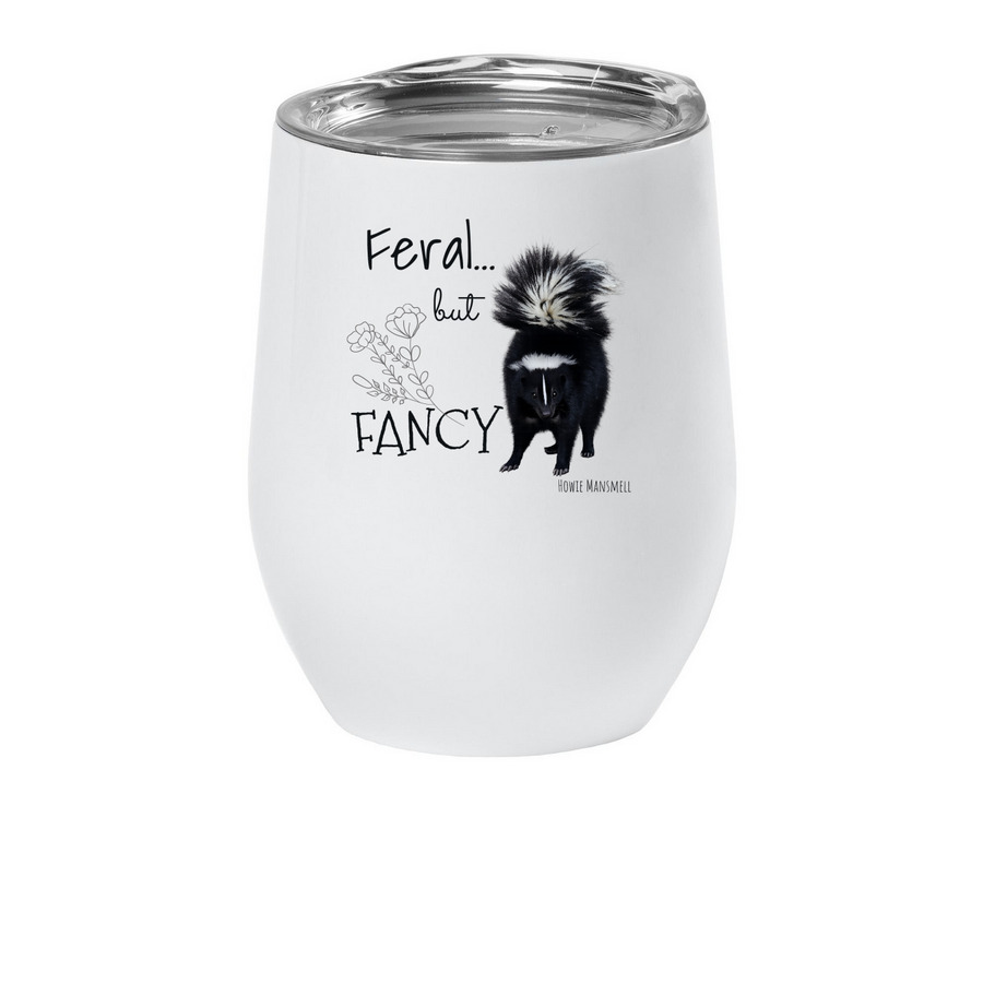 Feral Goblins & WINE, a White Insulated Wine Cup