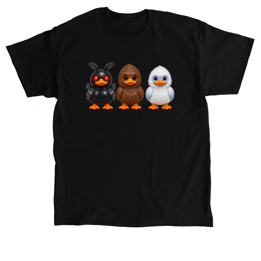 The Cryptid Quack Pack, a Black Classic Unisex Tee