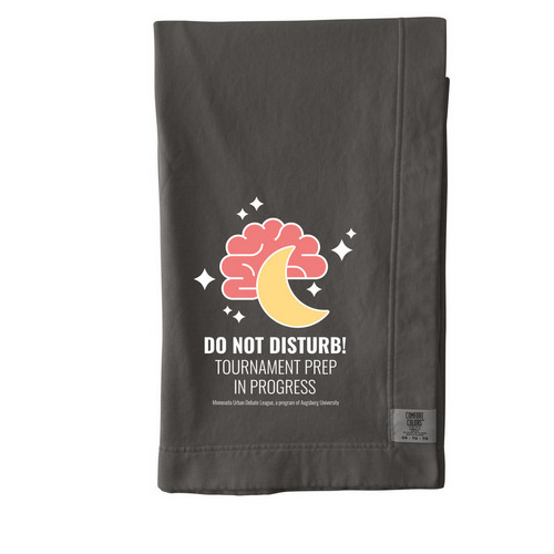 Do Not Disturb! Debater Blanket, a Pepper Comfort Colors Blanket