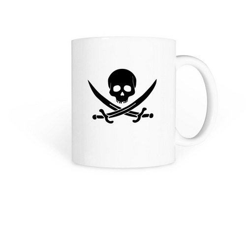"Tippin it Back" Coffee Mug Series, a White Coffee Mug