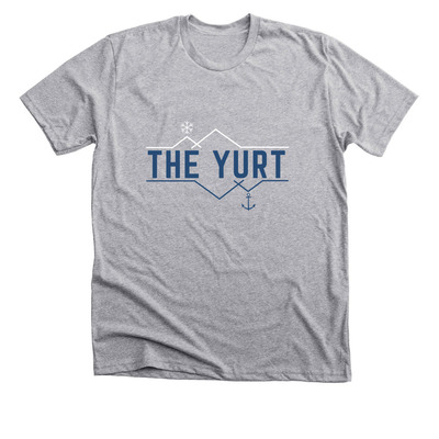 The Yurt, a Athletic Heather Premium Unisex Tee