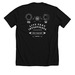 Ouija Short-sleeve Unisex T-Shirt in Black, a Solid Black Blend Premium Unisex Tee (back-view)
