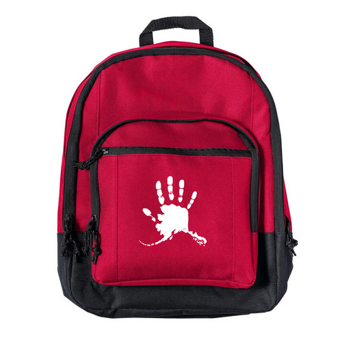 Red MMIP backpack, a Red Everyday Backpack