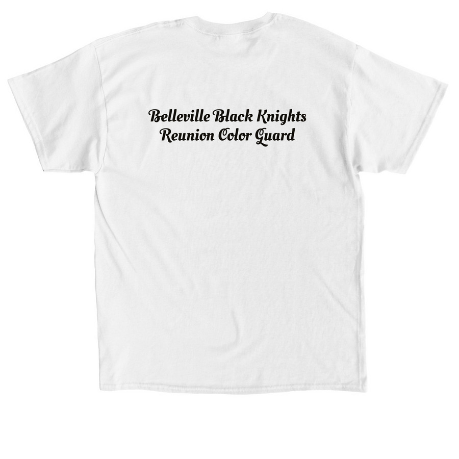 2025 Color Guard Ensemble Shirt, a White Classic Unisex Tee (back-view)