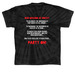 Roxxy Mission Statement Apparel, a Black Classic Tie Dye Tee (back-view)