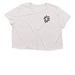 sol + sal&nbsp;, a Heather Dust Women?s Flowy Cropped Tee