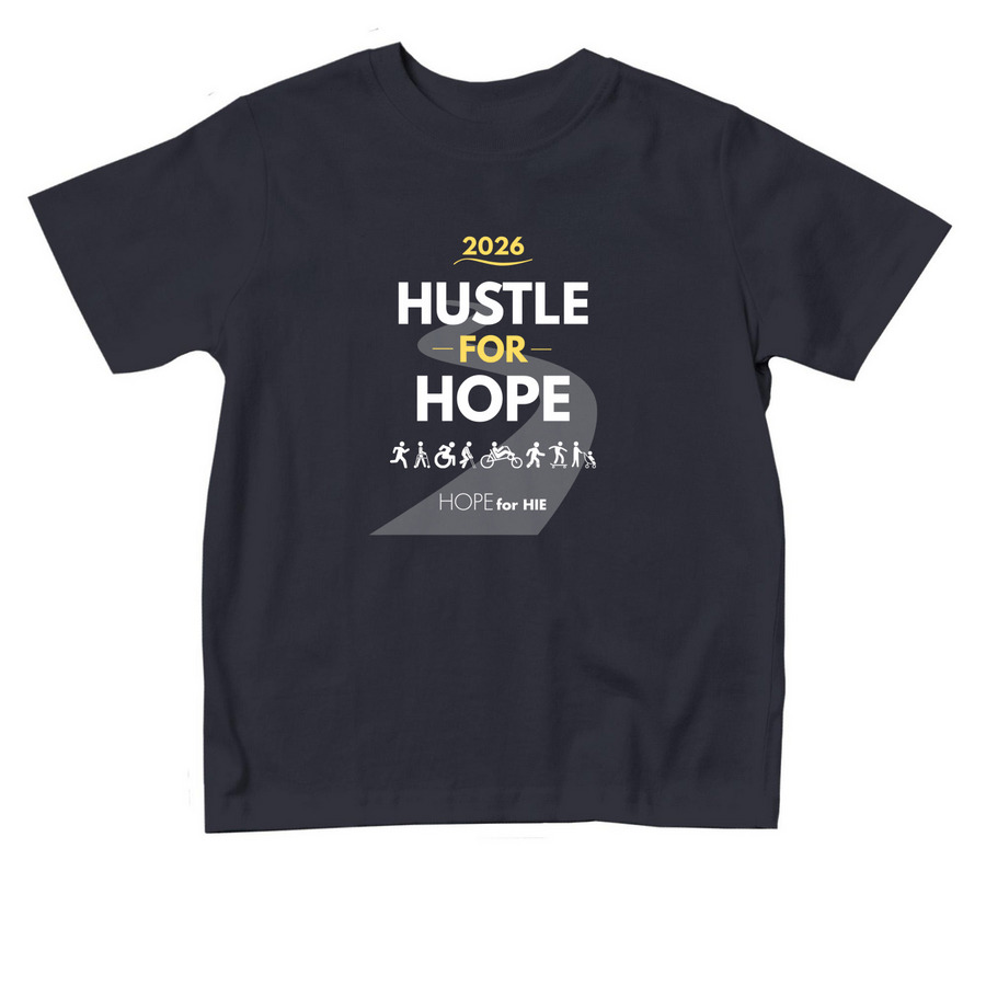 Hustle For Hope 2026 Toddler, a Navy Toddler Tee