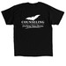 Support CAC. Wear the Mission., a Black Classic Unisex Tee (back-view)