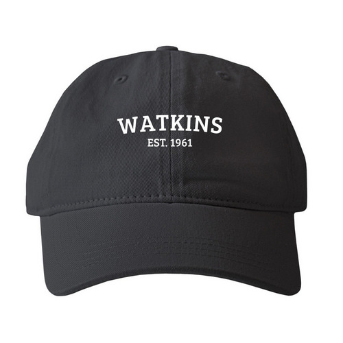 #churchmerch hat., a Black Printed Pigment Dye Baseball Cap