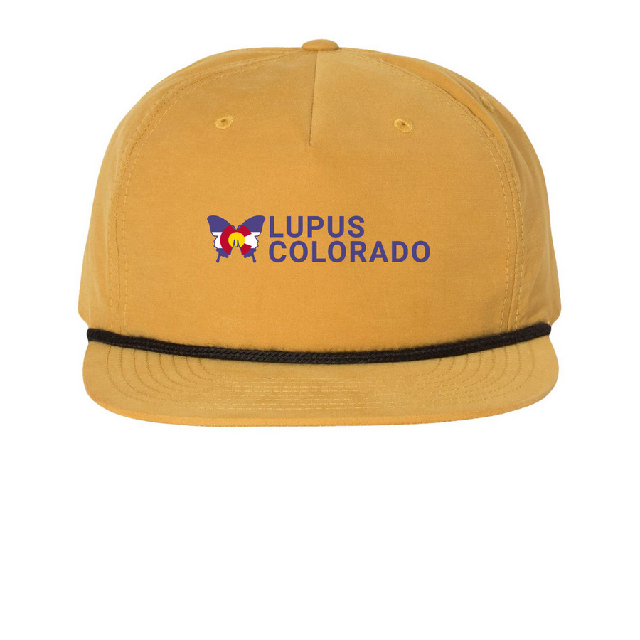 Lupus Colorado Hats, a Biscuit/ Black Printed Umpqua Snapback Cap
