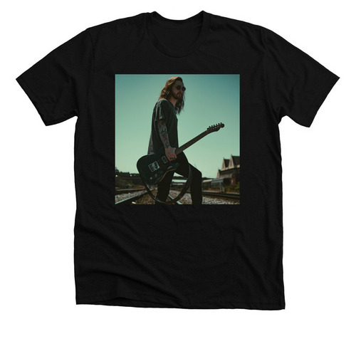 Jordan Foster I Need A Train, a Solid Black Blend Premium Unisex Tee