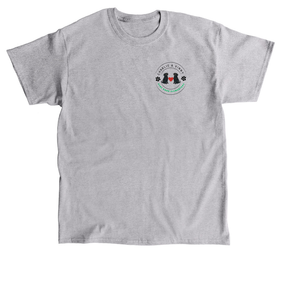 ? Paws Up for Charlie & Vinny, a Sport Grey Classic Unisex Tee