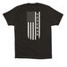 USSF Veteran, a Black Premium Cotton Tee (back-view)