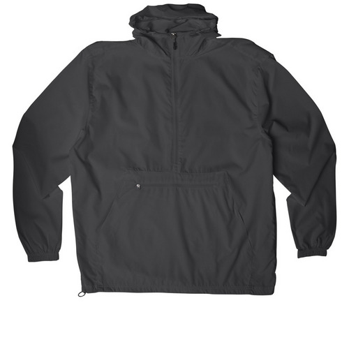 I Run This Town Windbreaker, a Graphite Packable Anorak