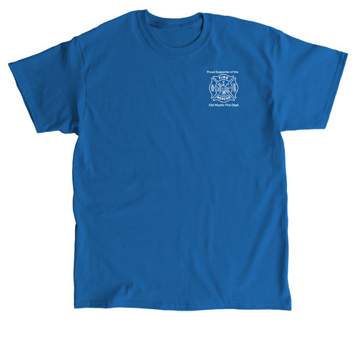 OMFD Supporter Shirt with Seal - Blue, a Royal Classic Unisex Tee